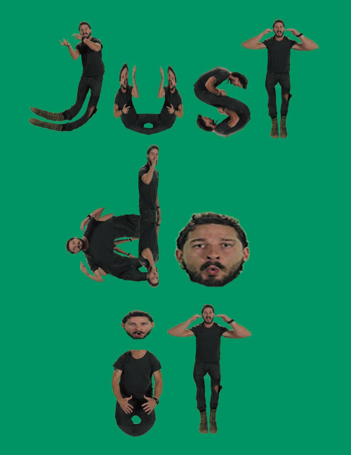 Джаст ду ит, шайа лабаф, just do it, just do it мем, шайа лабаф мем