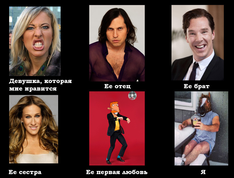 Девушка которая мне нравится мемы, Девушка которая мне нравится и я