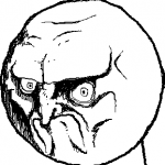 мем нет, человек который говорит нет, мемы с лицами, no rage face, rage comics