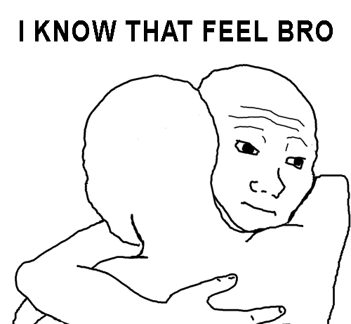 i know that feel bro