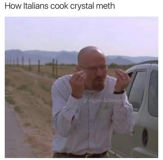 how italians cook meth