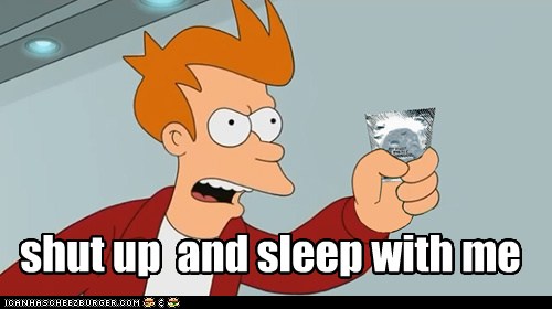 shut up and sleep with me