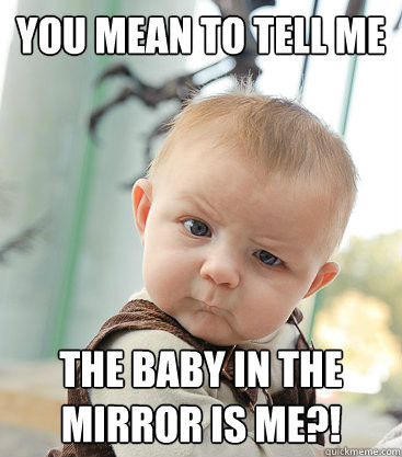 skeptical baby
