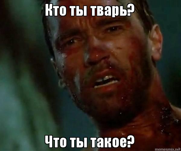 шварценеггер мем кто ты такое