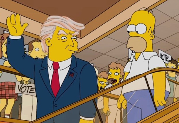 трамп в сипсонах