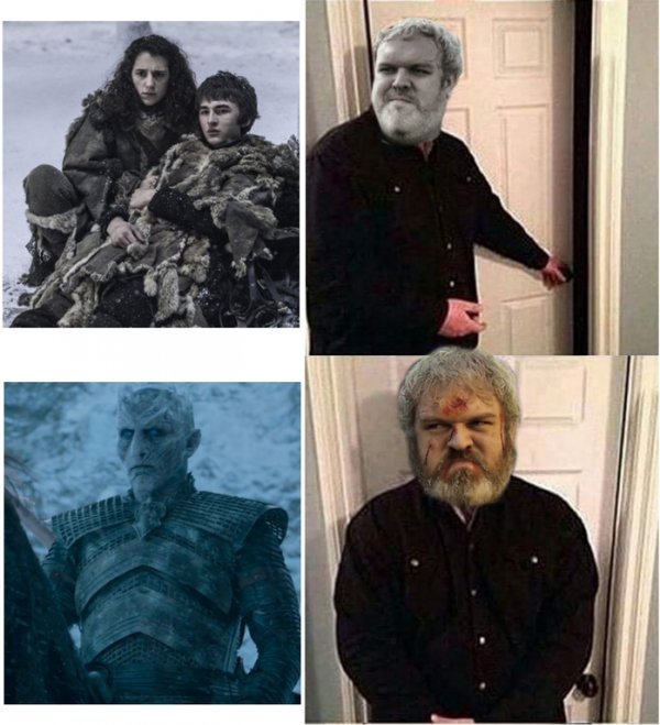 мем охранник и дверь