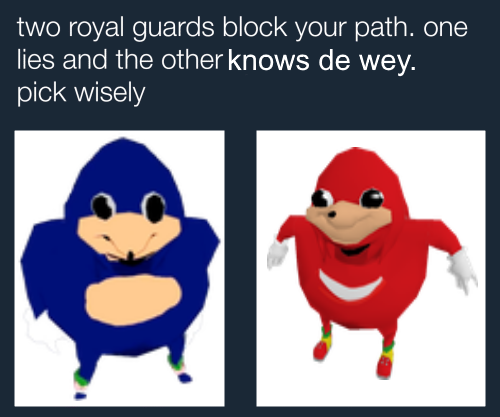 Ду ю ноу да вей Ugandan Knuckles