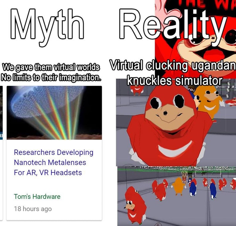 Ugandan Knuckles you do not know the way