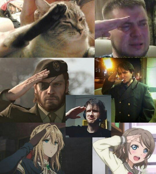 все отдают честь