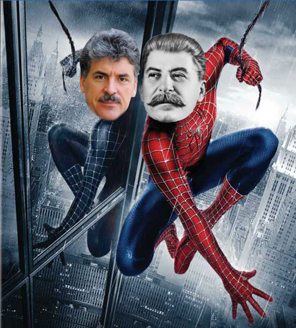 человек паук и его черный двойник мемы