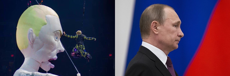 путин, эминем, надувной путин, надувной эминем