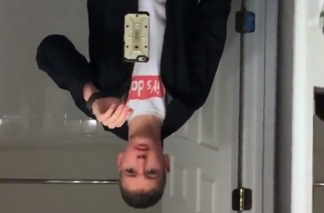 upside down