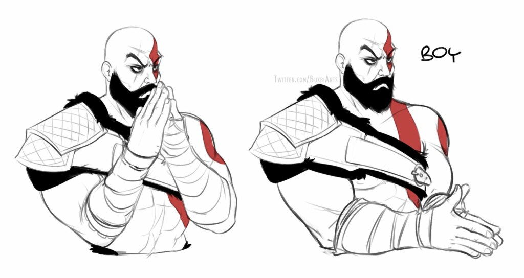 Кратос и Атрей в God of War