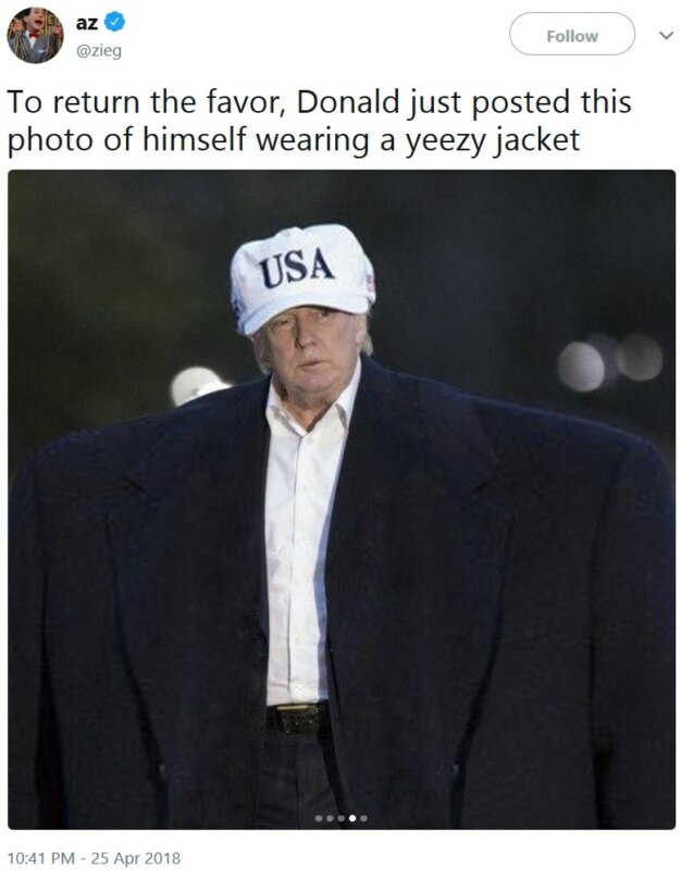 Канье Уэст и Дональд Трамп