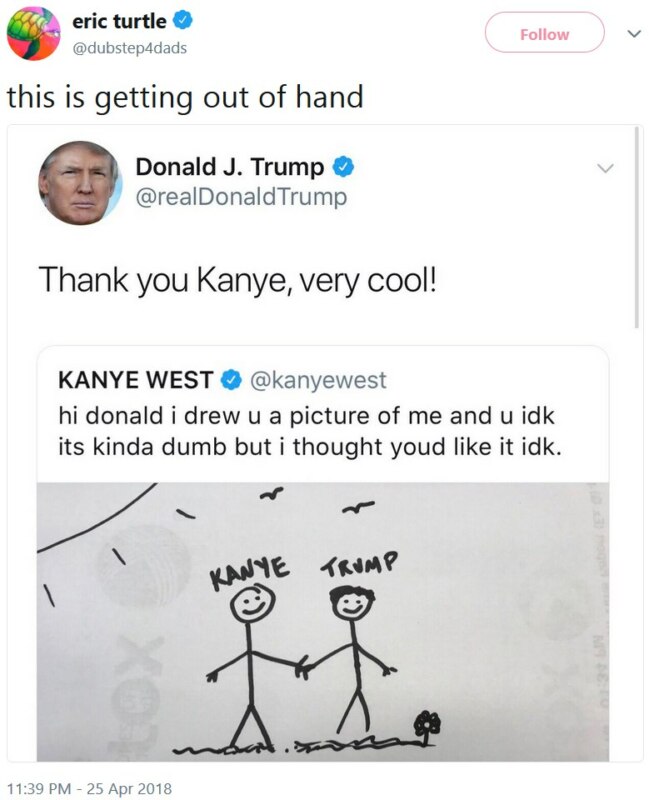 Канье Уэст и Дональд Трамп