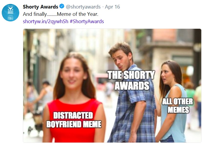 shorty awards мем года