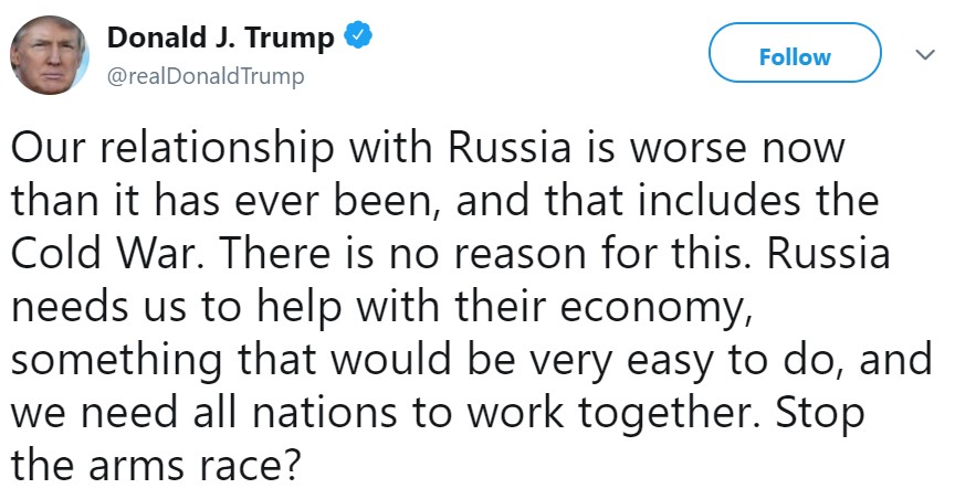второй твит Трампа