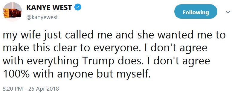 Канье Уэст и Дональд Трамп
