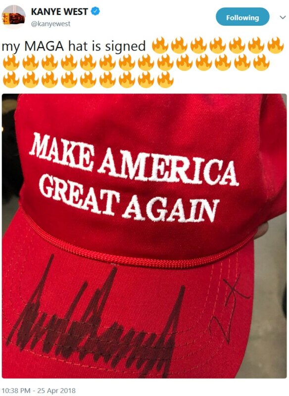 Канье Уэст и Дональд Трамп