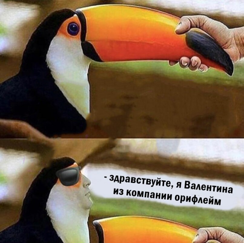 Здравствуйте, я представляю компанию Орифлейм