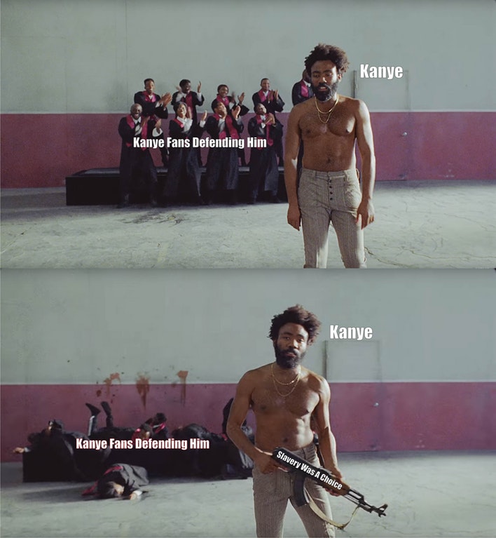Мемы из клипа Childish Gambino