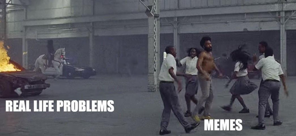 Мемы из клипа Childish Gambino