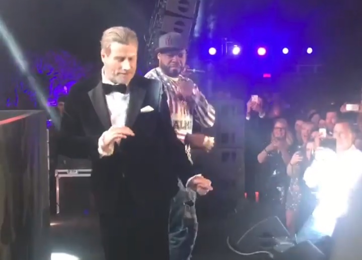 Траволта станцевал с 50 Cent