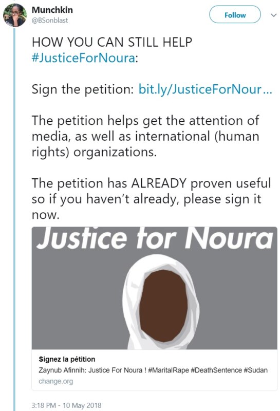 Justice for Noura