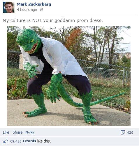 My culture is not your goddamn prom dress My culture is not your goddamn prom dress