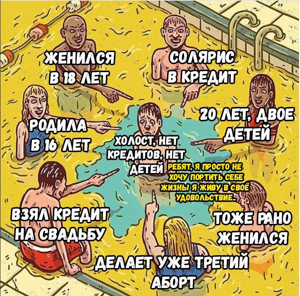 бассейн с мочой