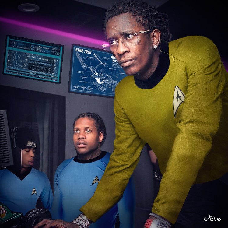 Напряжённый Young Thug