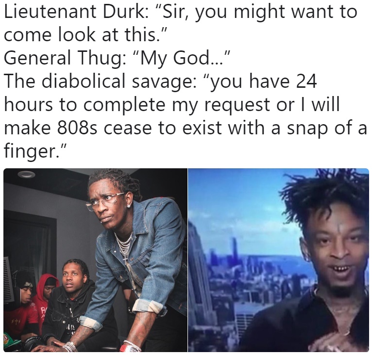 Напряжённый Young Thug