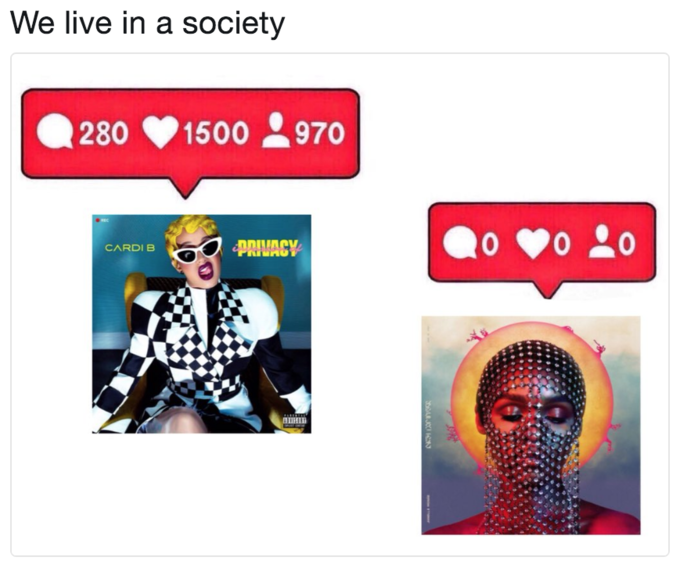 We live in a society