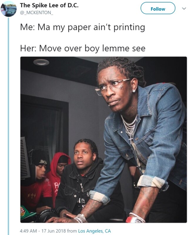 Напряжённый Young Thug