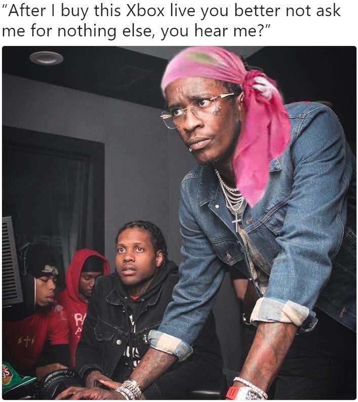 Напряжённый Young Thug
