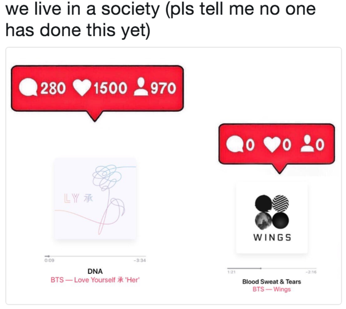 We live in a society