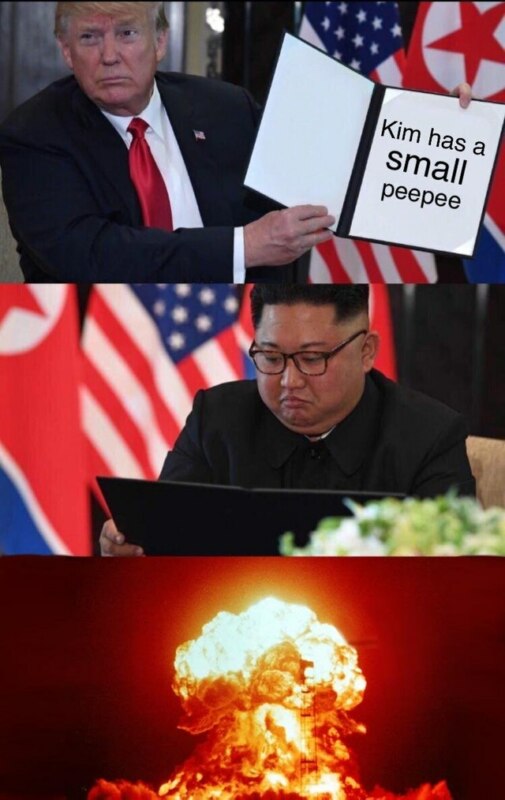 Что Трамп показал Ким Чен Ыну? Что Трамп показал Ким Чен Ыну?