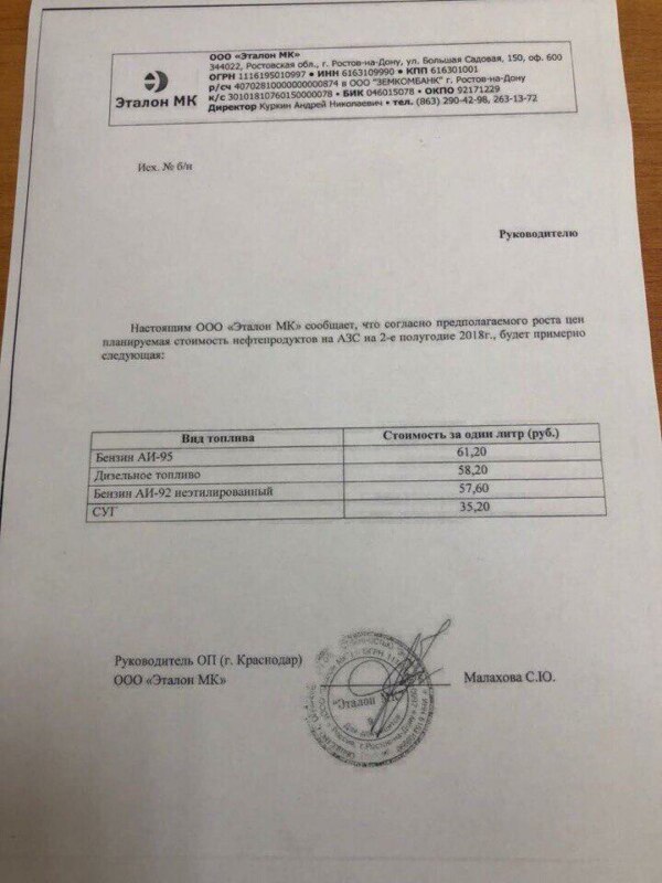 бензин 60 рублей