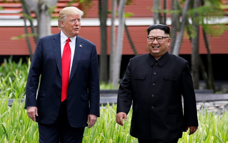 Ким Чен Ын и Дональд Трамп