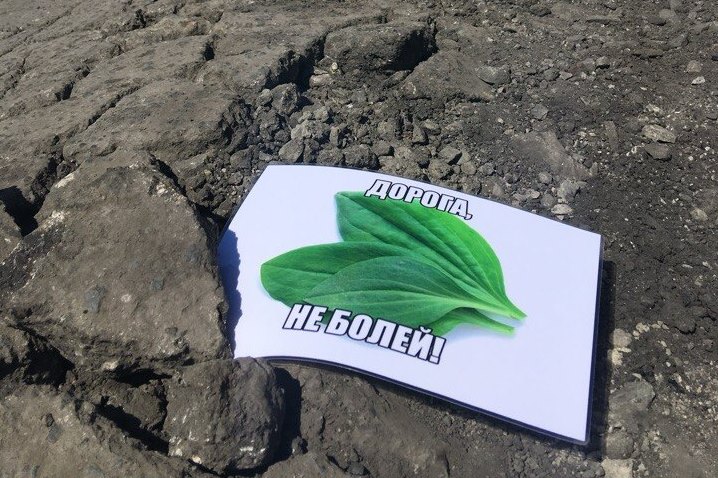 дорогу залатали мемами