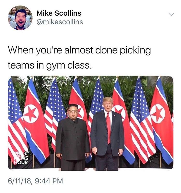 Ким Чен Ын и Дональд Трамп