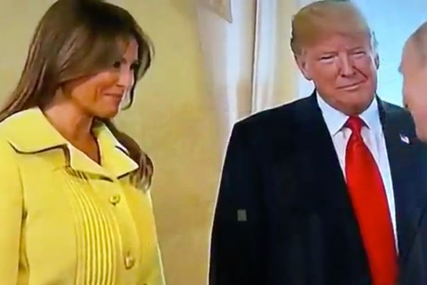 Мелания Трамп с Путиным