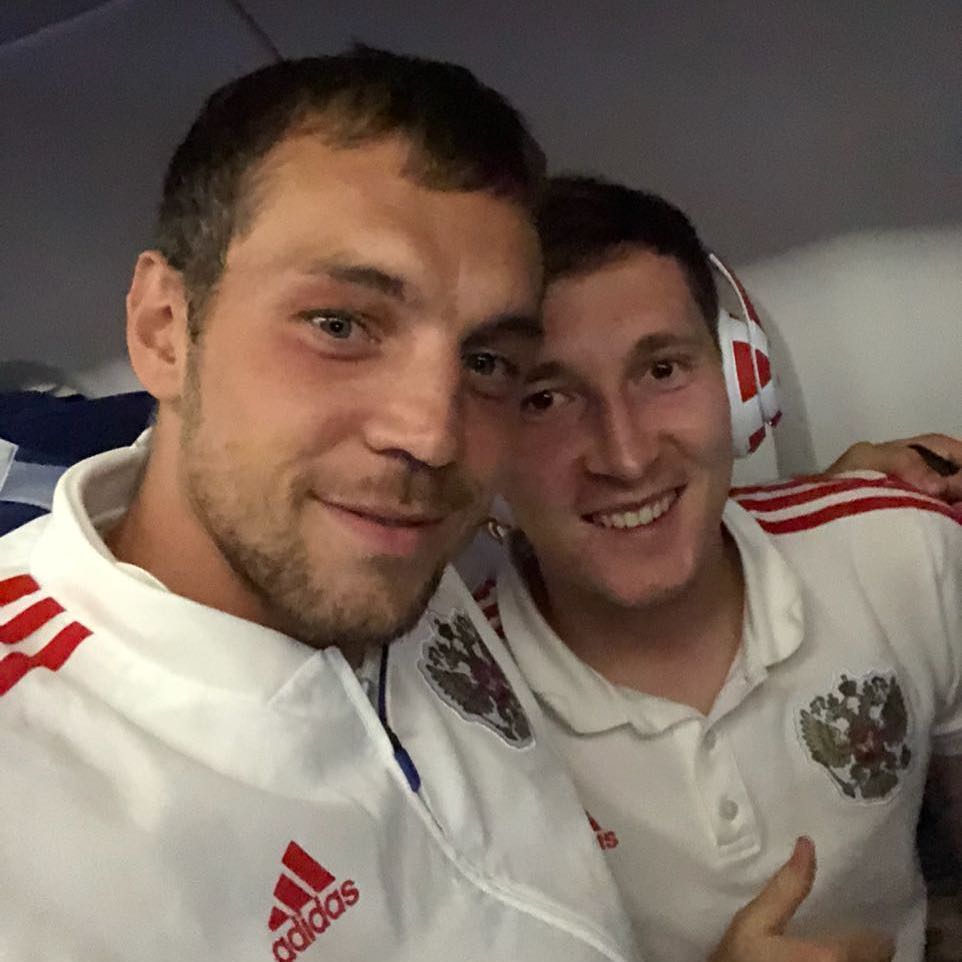 Артем Дзюба и Далер Кузяев Артем Дзюба и Далер Кузяев