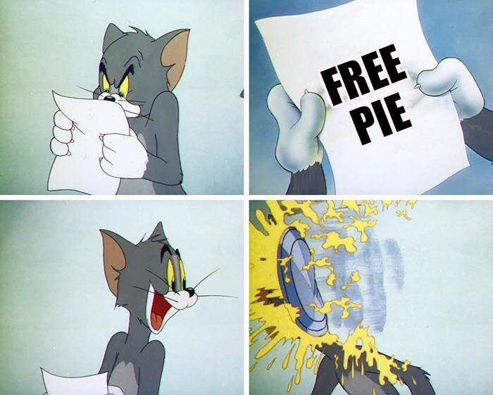 Том и кремовый пирог