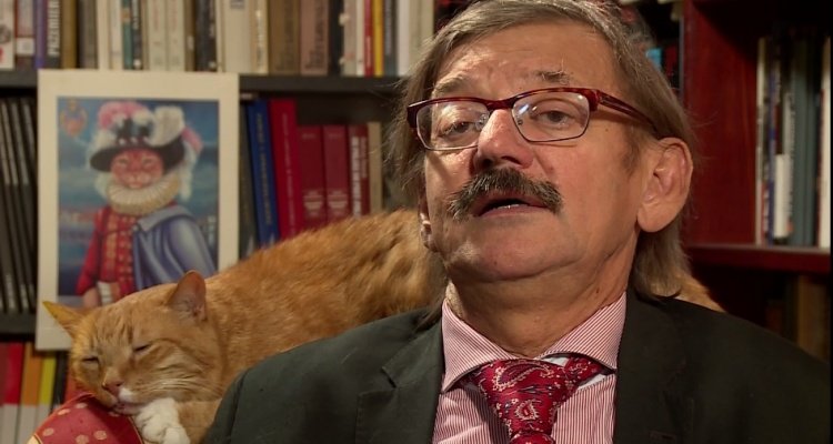 Ежи Таргальский и его кот