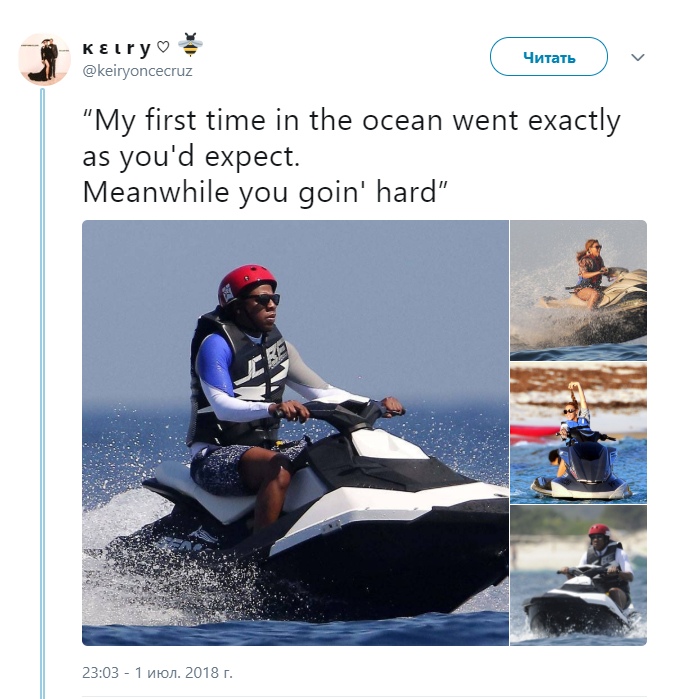 Jay Z на гидроцикле