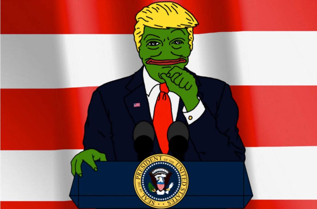Мем Трамп лягушонок Пепе