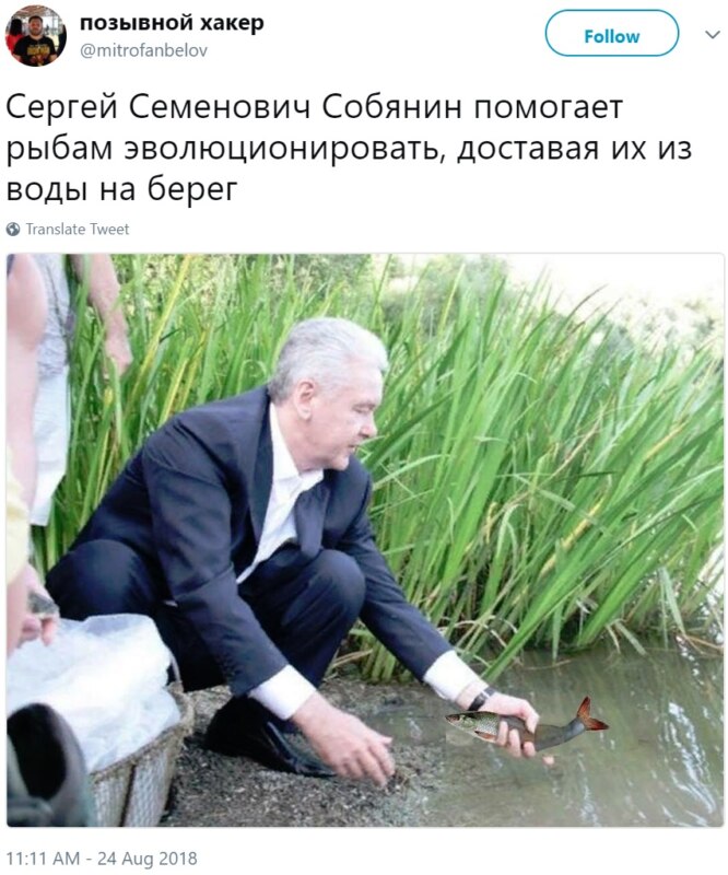"Спасибо" Собянину