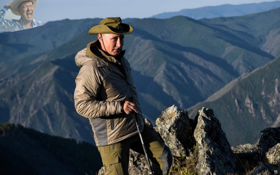 Путин в Туве Путин в Туве