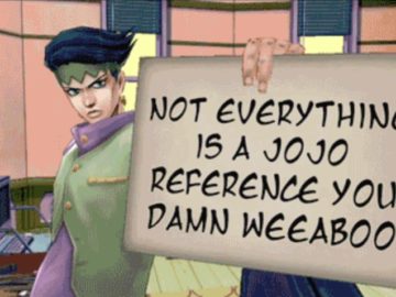 Is This a JoJo Reference?
